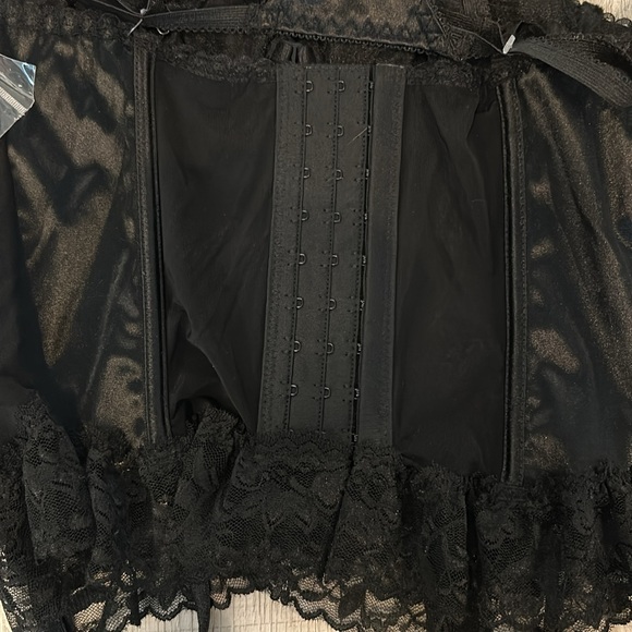 NWT Bed of Roses Black Lingerie, Size Small - Picture 7 of 8